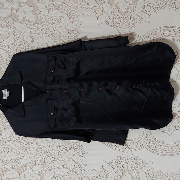 Jennifer Moore size medium tunic style shirt and pants pajama set (InvW066) - Picture 2 of 6